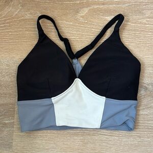 CALIA by Carrie Underwood women's color-blocked sports bra with removable cups